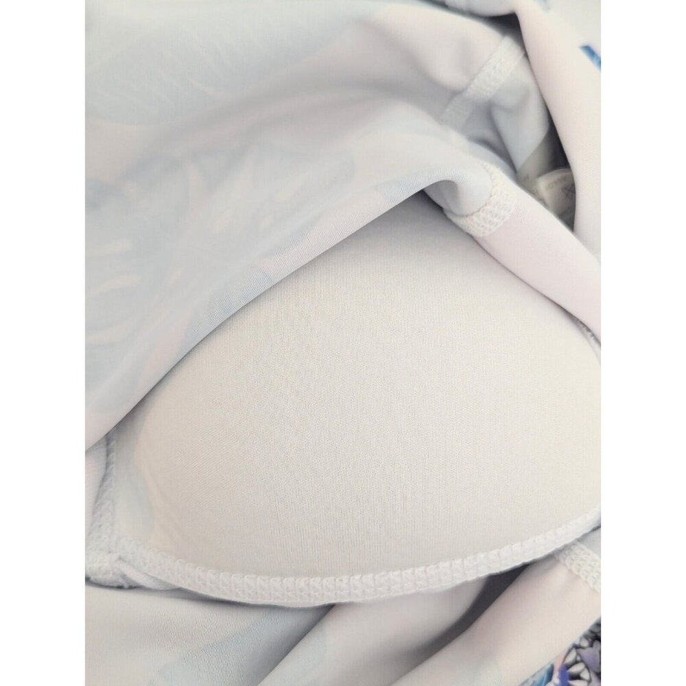 Tropical Floral Rash Guard Long Sleeve Swim Shirt Top UPF 50+ Size S - Picture 6 of 16